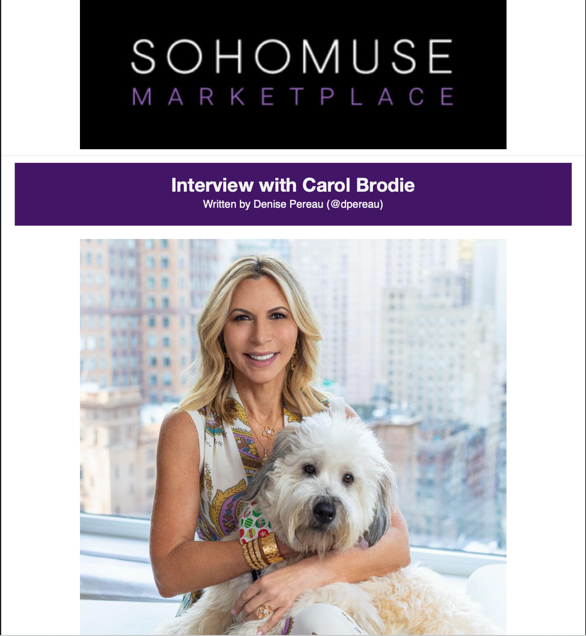 Muse Interviews: HSN's Jewelry Queen Carol Brodie