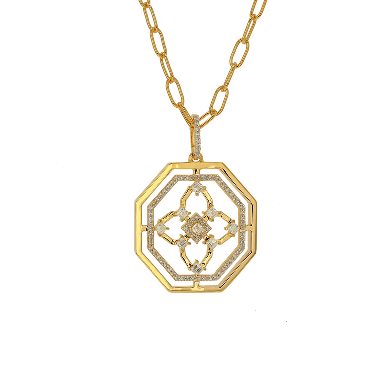 Carol Brodie Mini Charis Goddess Icon Pendant Necklace
