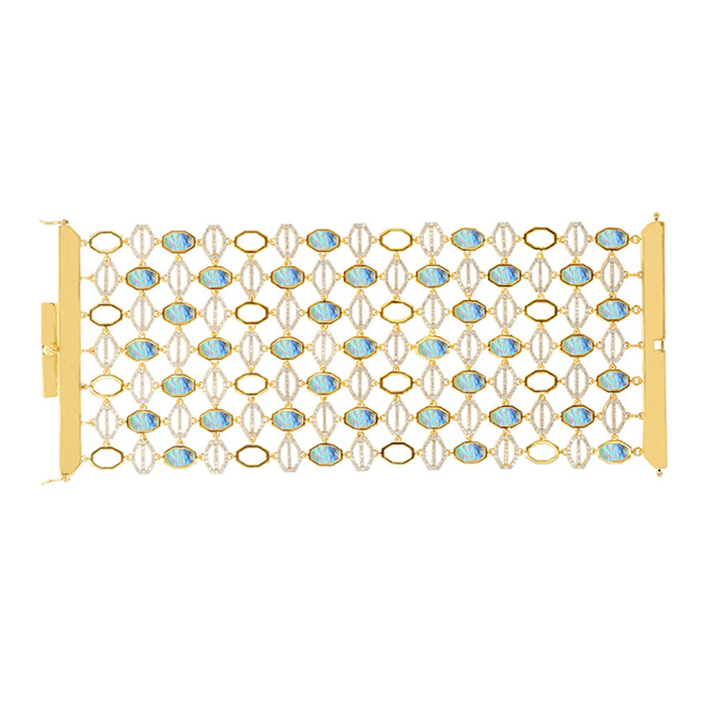 Carol Brodie Juno Warrior Abalone Bracelet