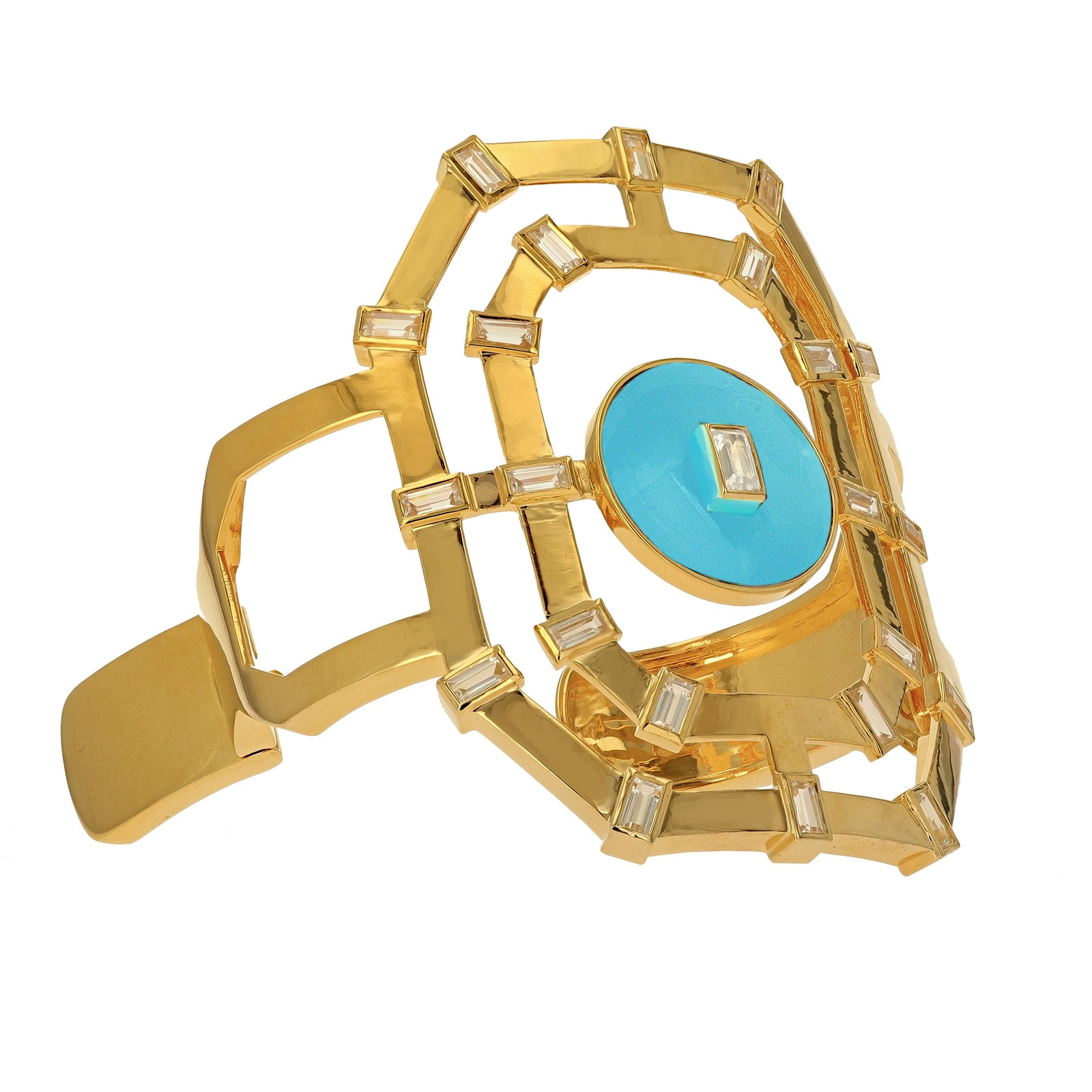 Carol Brodie Soteria Signature Cuff Bracelet in Turquoise