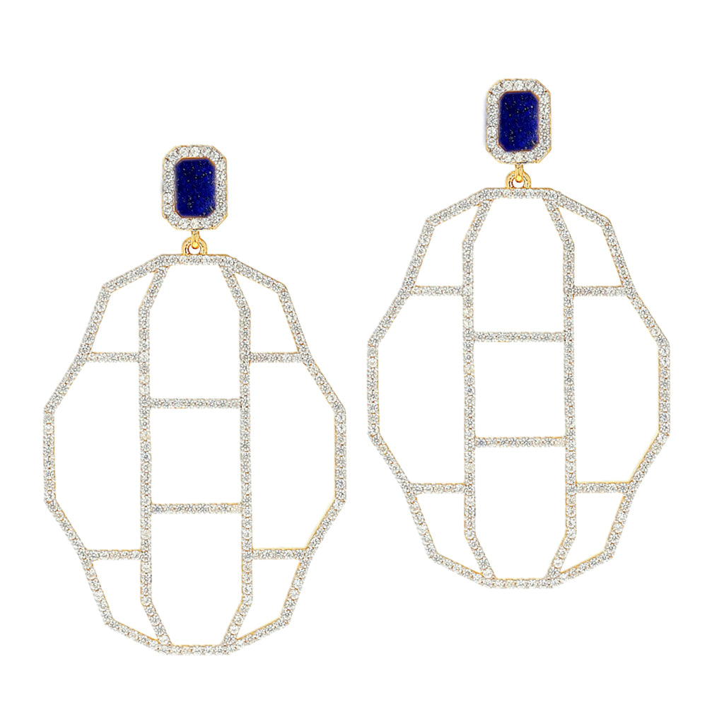 Carol Brodie Juno Solstice Earring in Lapis