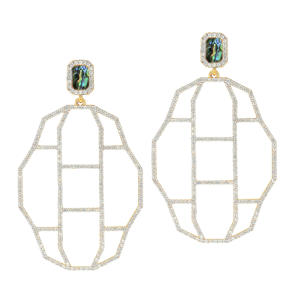Carol Brodie Juno Solstice Earring in Abalone