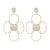 Carol Brodie Juno Flora Earring in Mother of Pearl with White Zircon