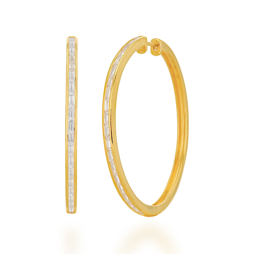 Carol Brodie Artemis Classic Hoop Earring