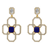 Carol Brodie Juno Flora Tous Le Jour Earring - Lapis