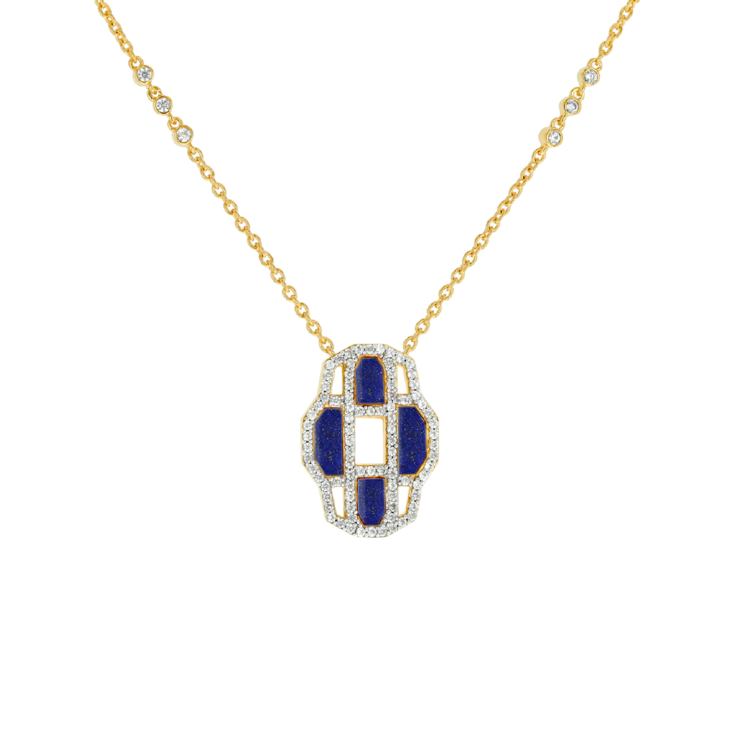 Carol Brodie Juno Venus Necklace in Lapis