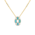 Carol Brodie Juno Venus Necklace in Turquoise