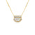 Carol Brodie Soteria Eleos Necklace in Mother of Pearl with White Zircon