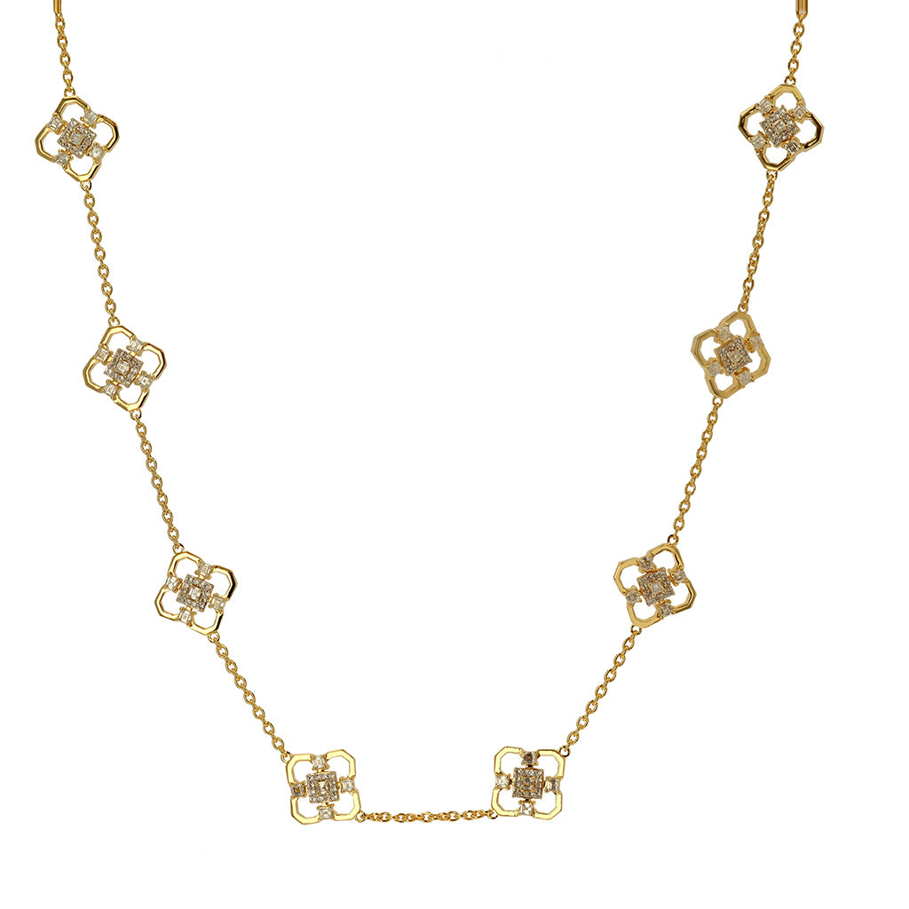 Carol Brodie Charis Goddess Floating Station Necklace