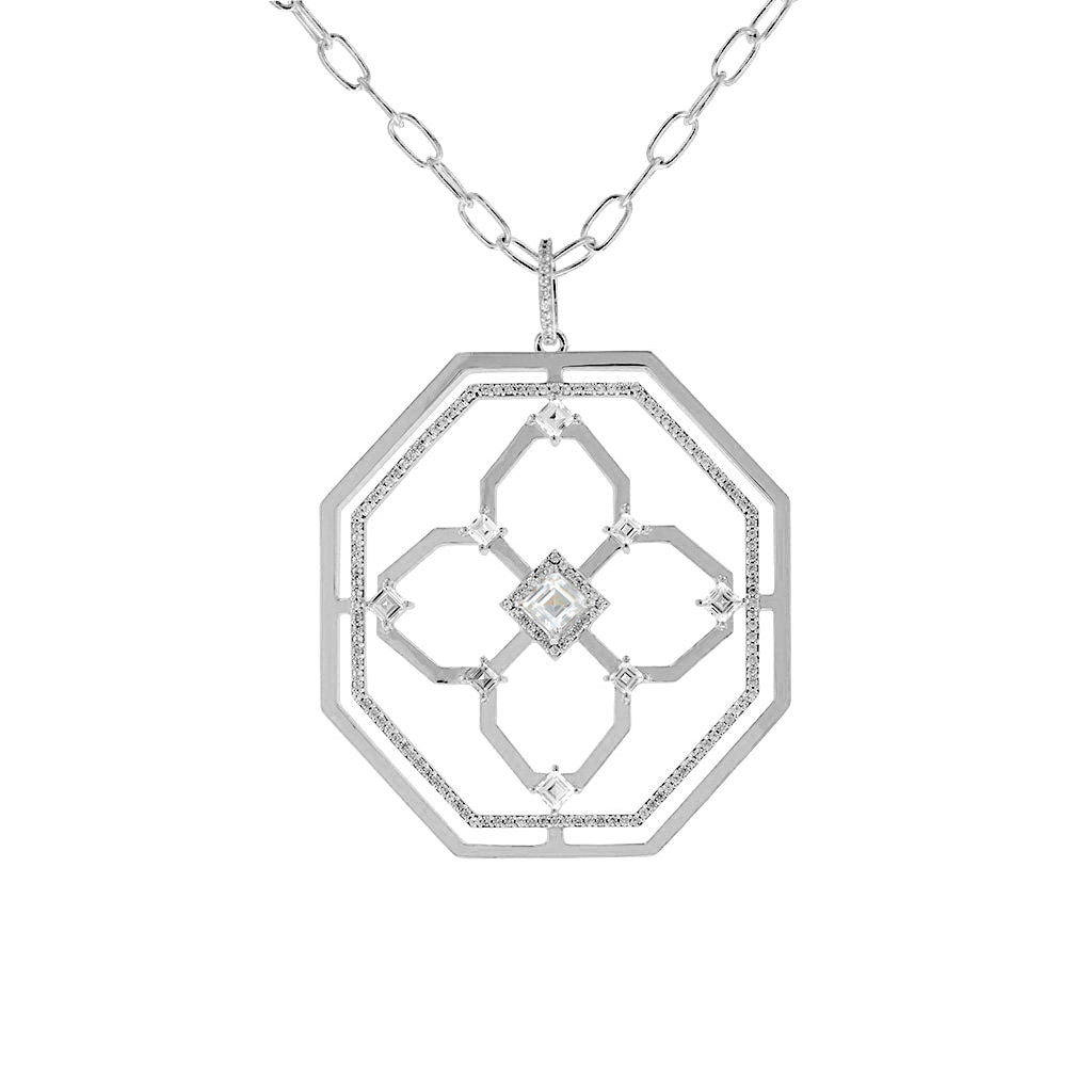 Carol Brodie Charis Goddess Icon Pendant in Silver