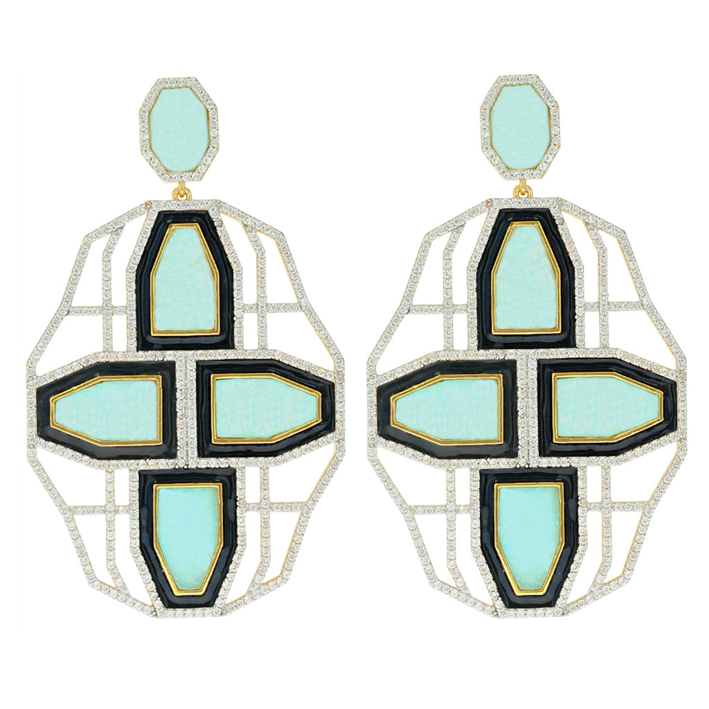Carol Brodie Aurora Dawn Earring in Amazonite