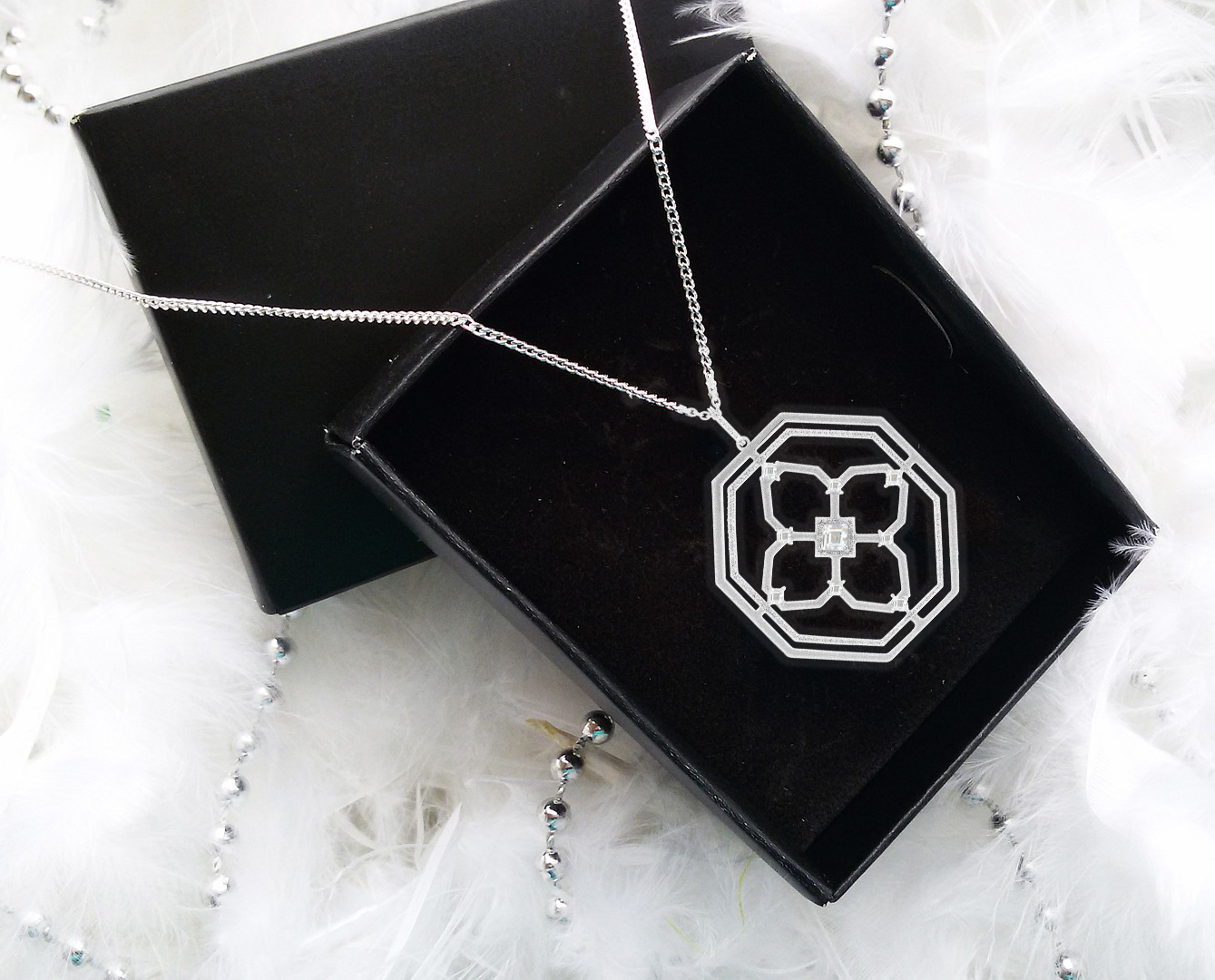 Carol Brodie Charis Goddess Icon Pendant in Silver