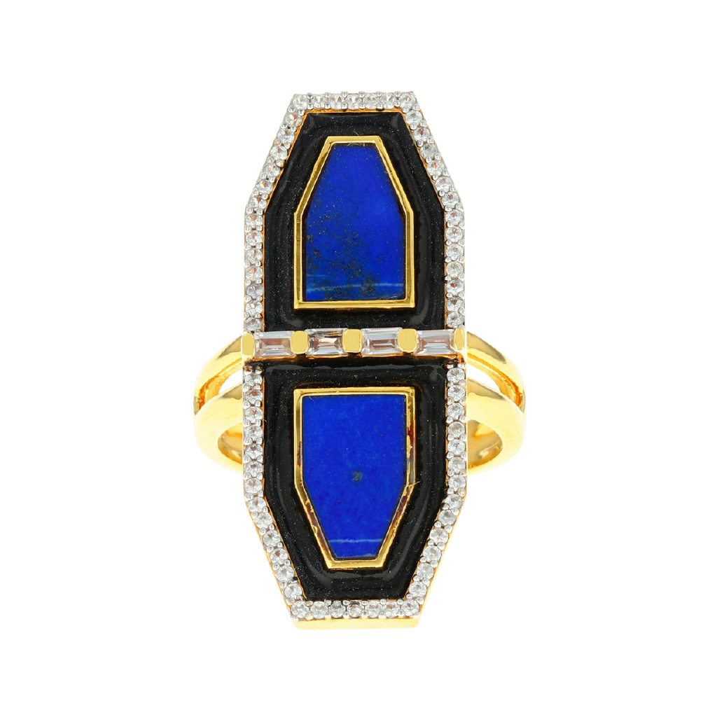 Carol Brodie Aurora Eos Ring in Lapis  Edit