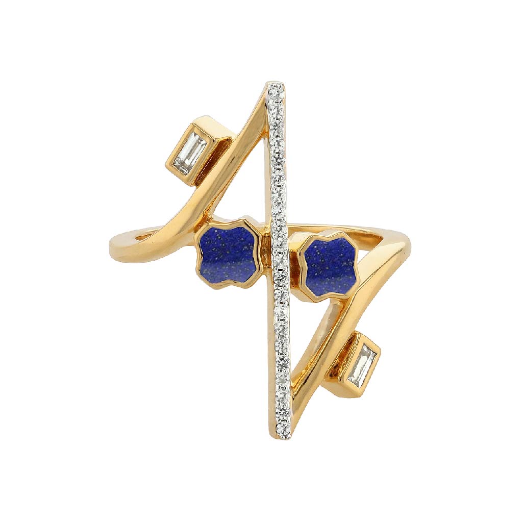 Carol Brodie Maia Sprite Ring in Lapis